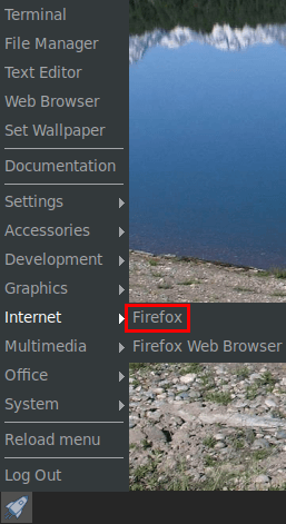 firefox menu