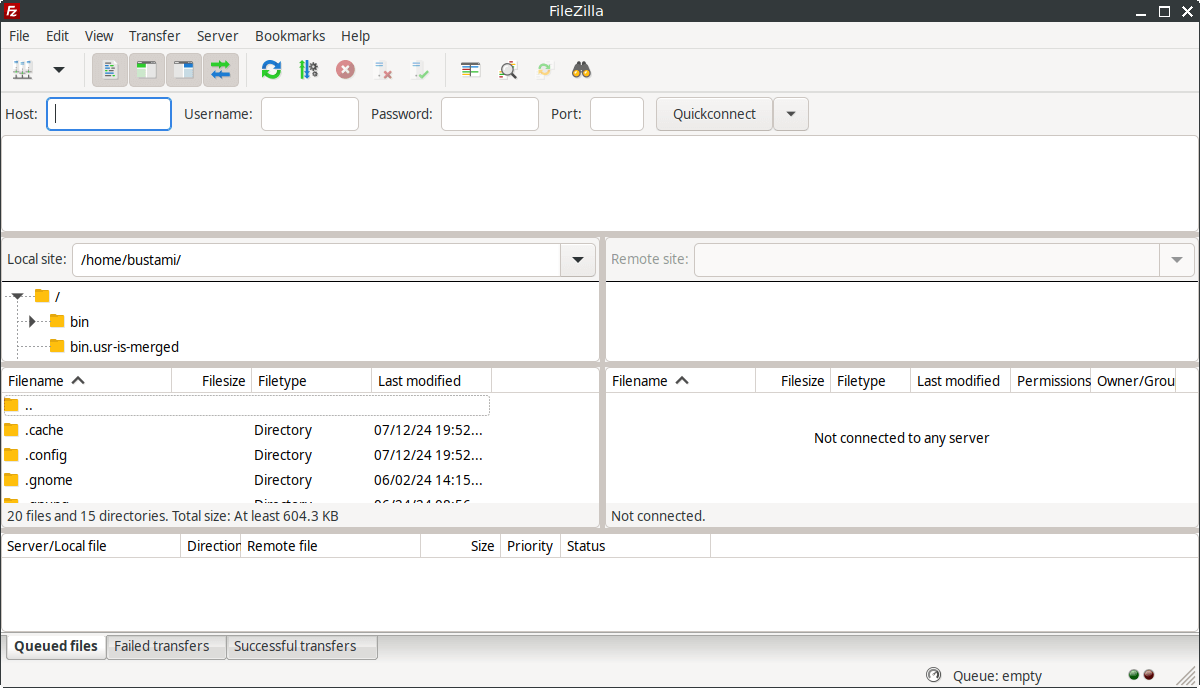 filezilla