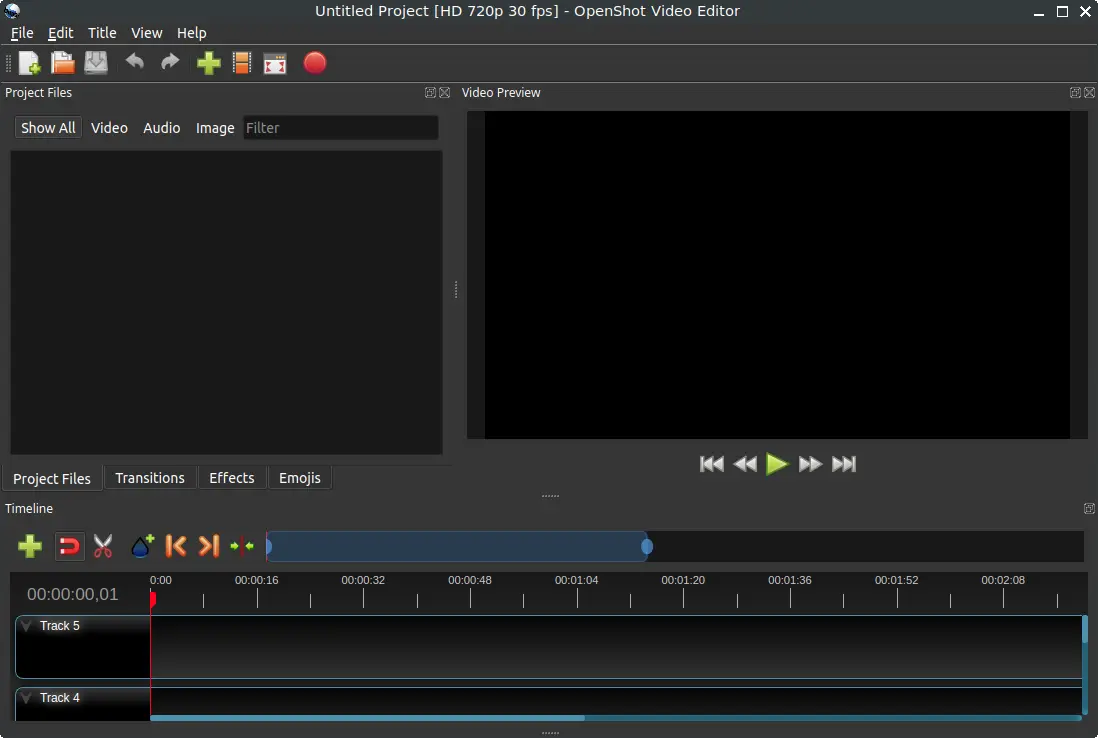 openshot video editor