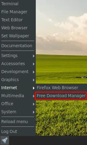 free download manager menu