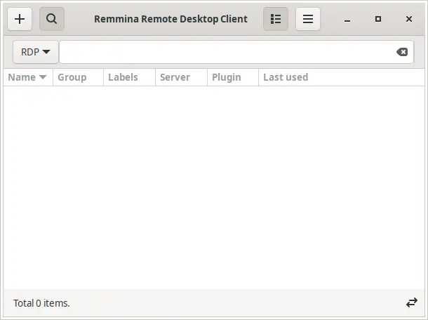 remmina remote desktop client