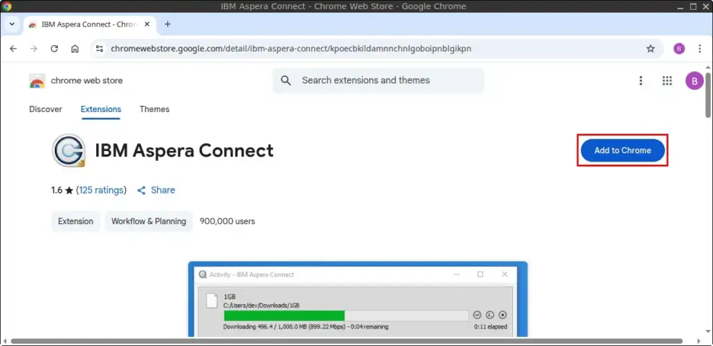 Click Add to Chrome