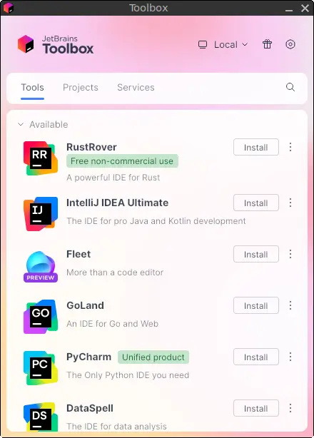 JetBrains Toolbox