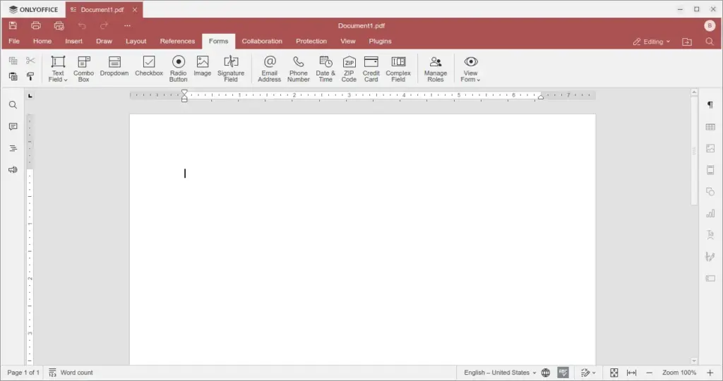 ONLYOFFICE Form Builder