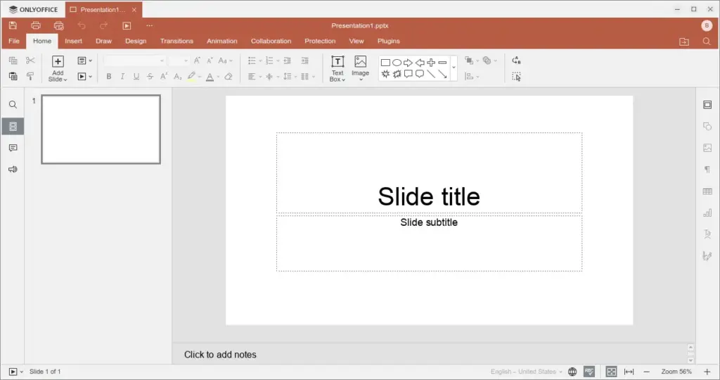 ONLYOFFICE Presentation Editor