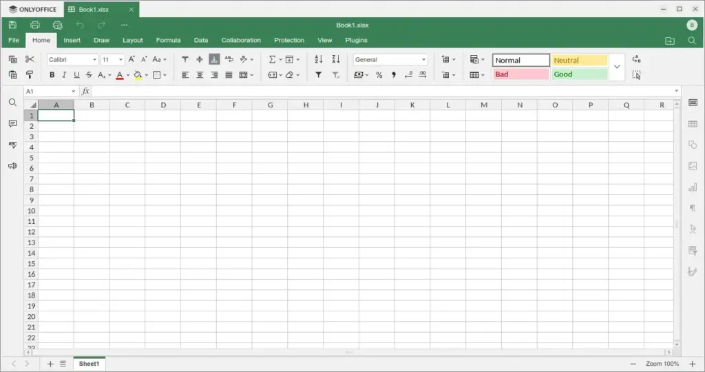 ONLYOFFICE Spreadsheet Editor