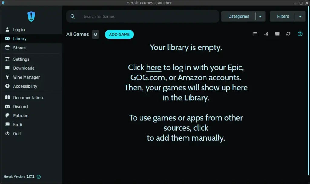 Heroic Games Launcher