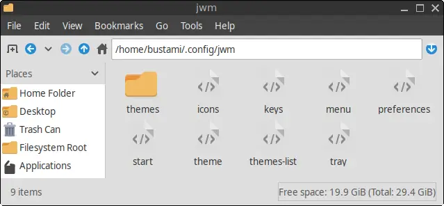 Contents of the ~/.config/jwm directory