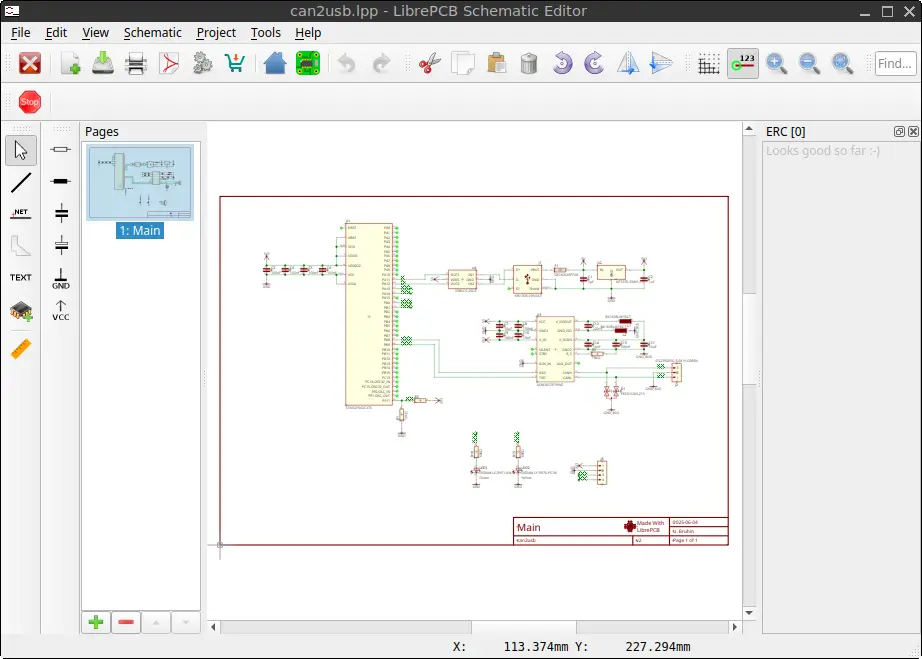 LibrePCB Schematic Editor