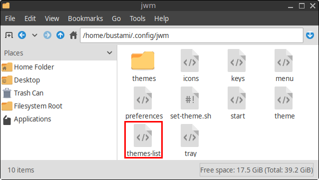 The themes-list file