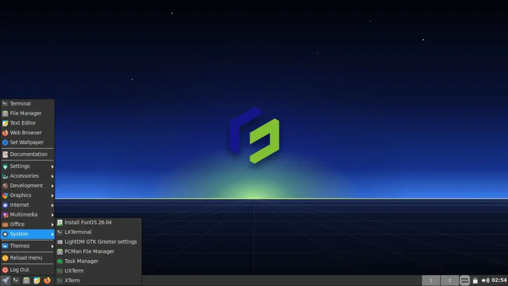 Start FunOS Installation