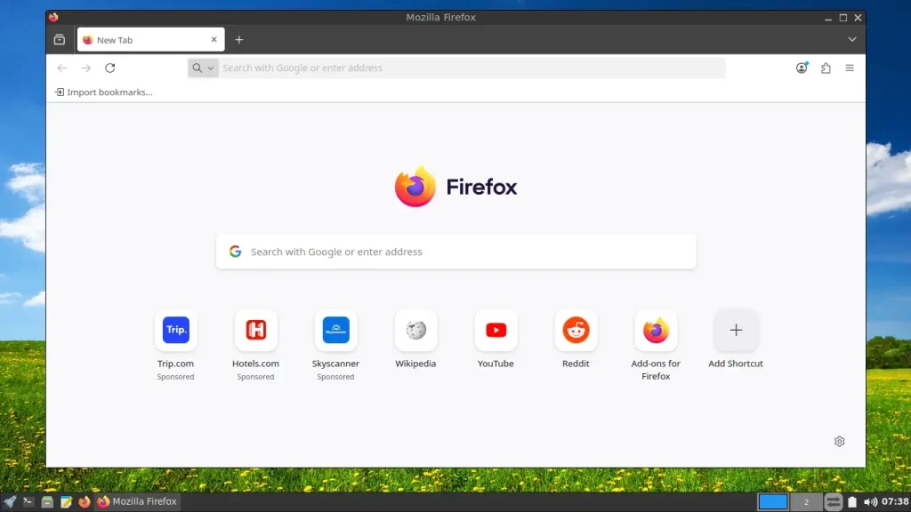 FunOS Firefox ESR