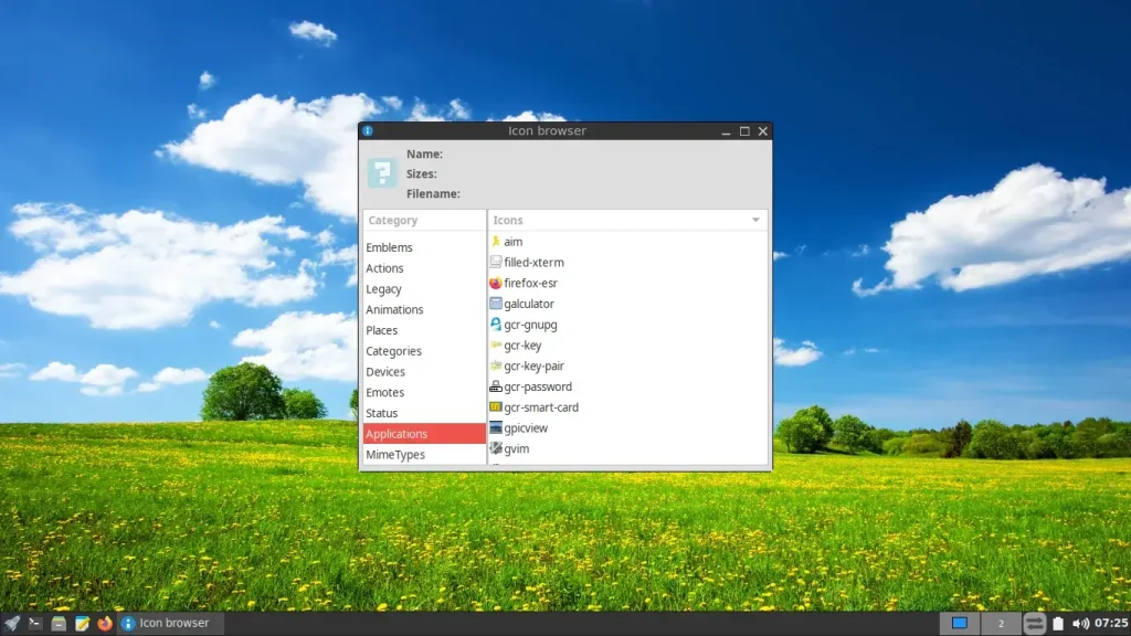 FunOS Icon Browser