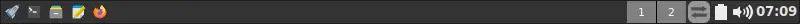 FunOS tray reduced to 24 pixels in height