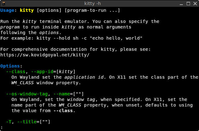 Kitty Terminal