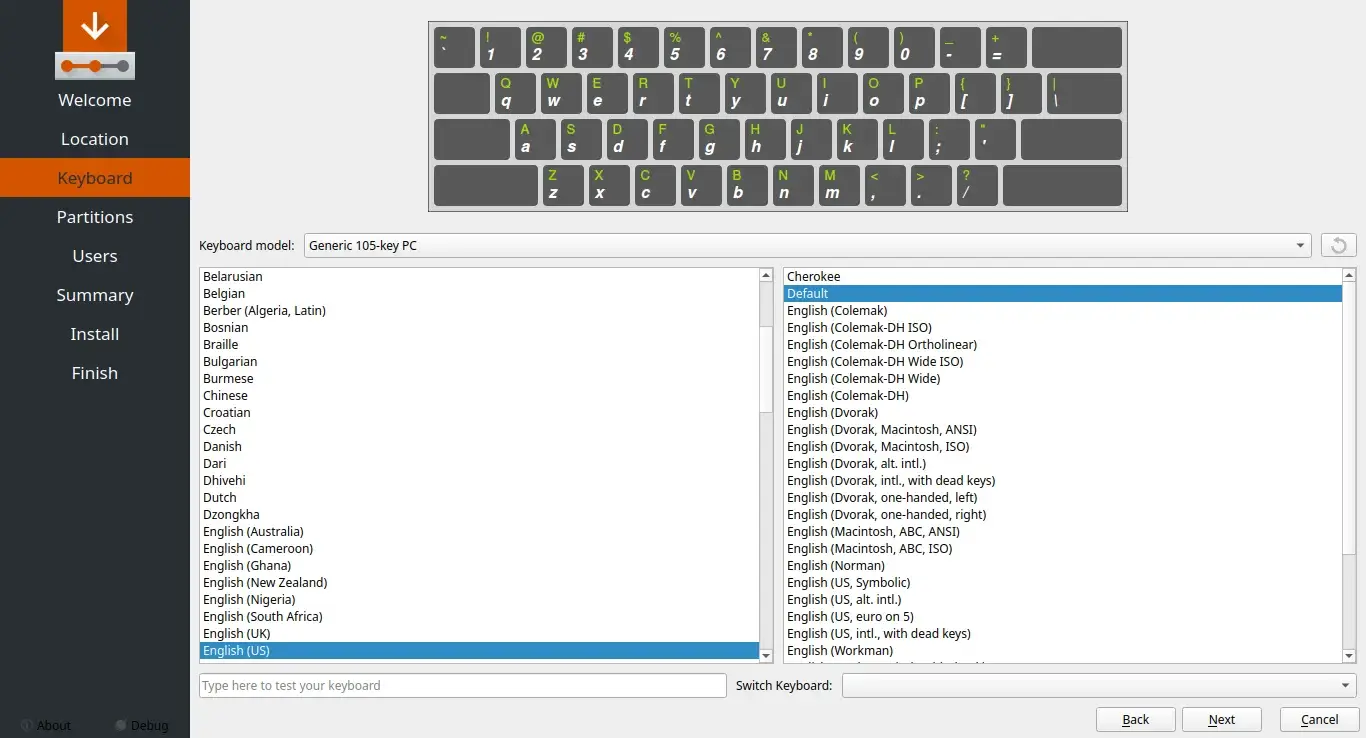 Choose Your Keyboard Layout