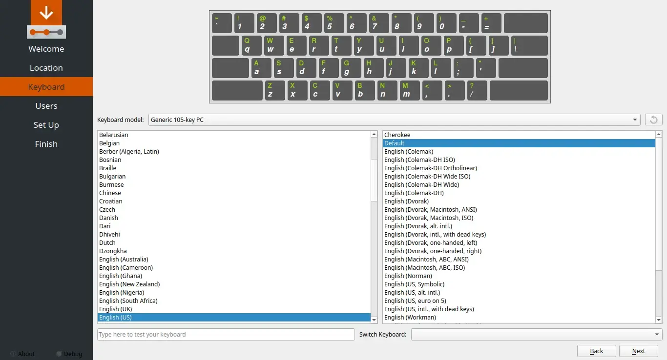 End User Keyboard